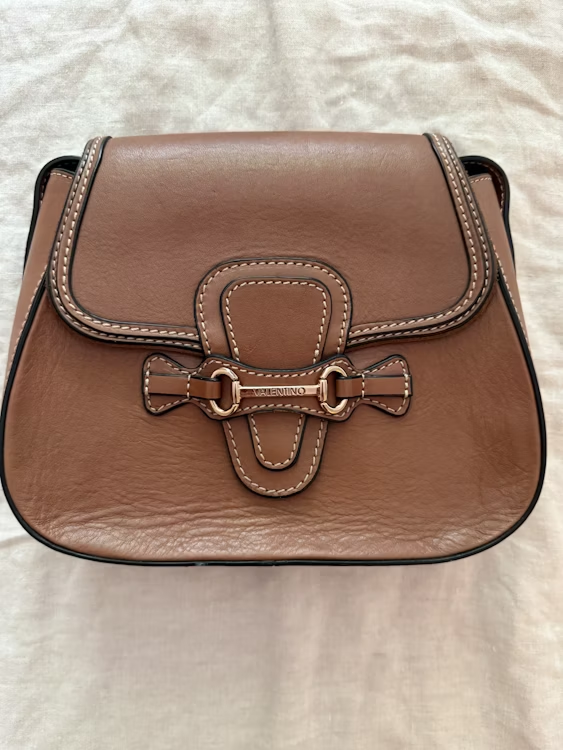 Valentino by Mario Valentino Juliette Shoulder Bag in Cognac