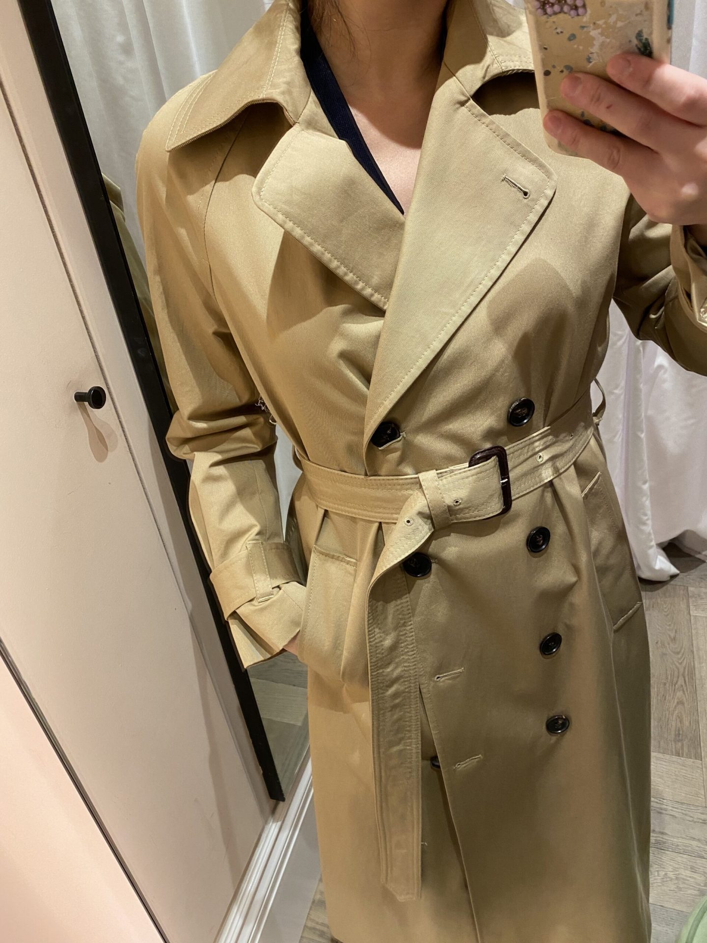 Me + Em Trench Coat Forever Belted Longline Mac