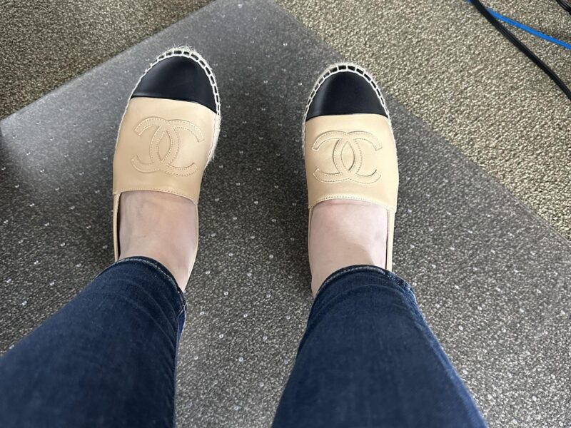 Chanel Espadrilles - Lambskin, Beige & Black review