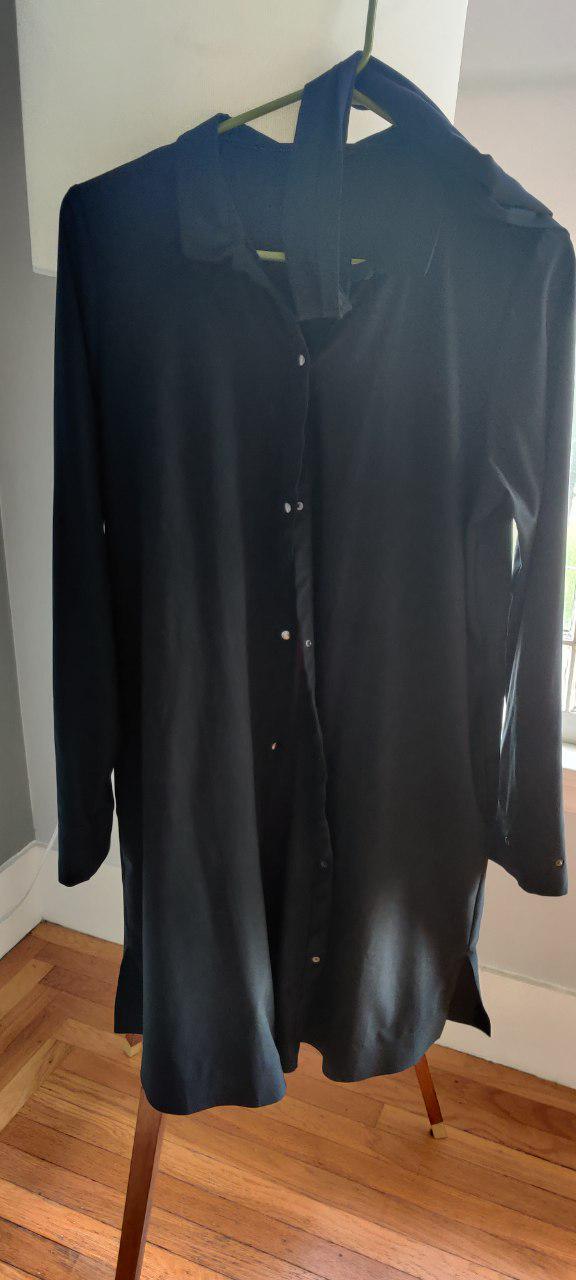Chambray Shirred Waist Maxi Dress - Unvarnished Clothing