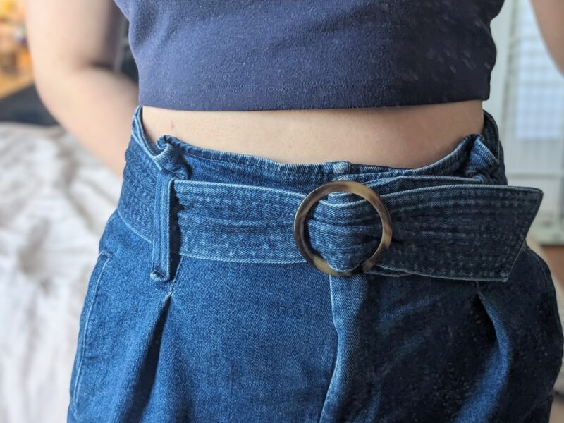 Sezane Rome Shorts in Denim review